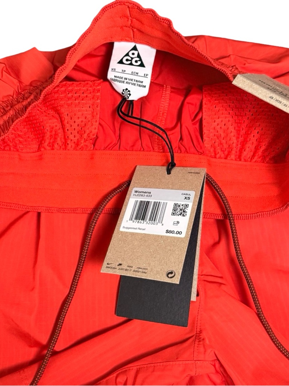 Nike ACG Repel Ripstop‎ Hiking Shorts Red Womens XS Trail HJ0263-633 NEW - Picture 7 of 13
